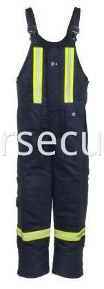 Men`s Navy FR Falher Bib Pants Overalls